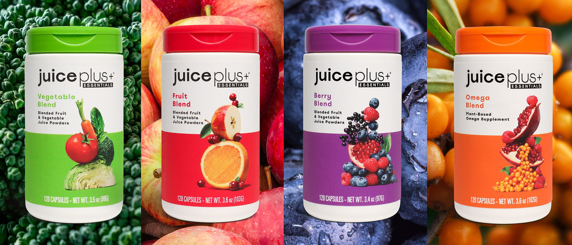 Juice PLUS+ Berry Blend + 120 Capsules